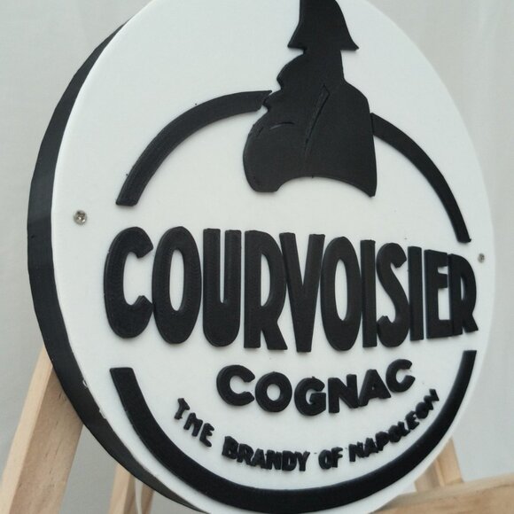3D Printed Courvoisier Tequila RGB LED 8-Inch Sign With Remote Control man cave - Picture 4 of 11